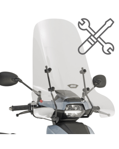 Givi A8104A attacchi parabrezza per Peugeot Django 125 Evo