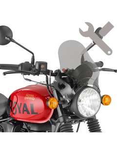 Givi A9056A attacchi per montare un cupolino A201 o A210 su Royal Enfield Hunter 350