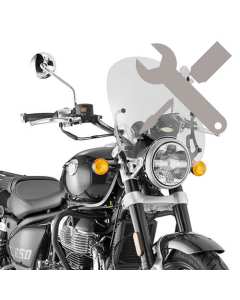 Givi A9058A kit di attacchi per montare il cupolino 90058A su Royal Enfield Super Meteor 650