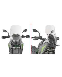 Givi D4139ST parabrezza maggiorato per Kawasaki KLE500 dal 2026.