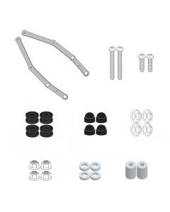 Givi D9267KIT kit di attacchi per parabrezza 9267D su Voge SR1 125