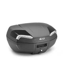 Givi E46NT2 Riviera bauletto Monolock cover nere da 46 litri Tech catadiottri fumè.