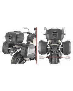 Givi PL9059 telaietti monokey per Royal Enfield Himalayan dal 2024.