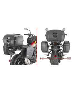 Givi PL9061 telaietti porta valigie laterali per Guerrilla 450.