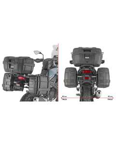 Givi PLO4139MK telaietti porta valigie laterali per Kawasaki KLE500 / SE dal 2026