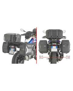 Givi PLO5155MK telaietti porta valigie laterali monokey per BMW F450GS