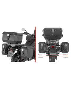 Givi PLO9230MK telaietti porta valigie laterali Monkey per CFMoto 1000MT-X.
