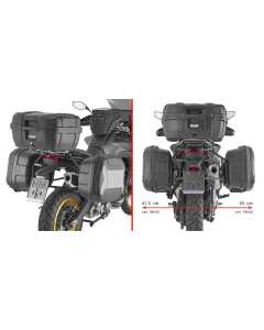 Givi PLO9260MK telaietti valigie laterali per Voge Valico 900 DSX.