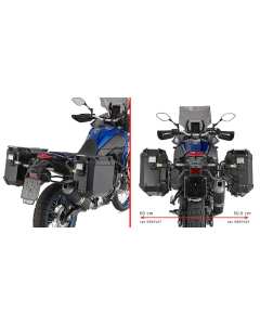 Givi PLOS2145CAM telaietti Trekker Outback Evo per Yamaha Tenerè 700.