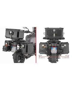 Givi PLOS5146CAM telaietti porta valigie laterali per Bmw R 1300 GS Adventure.