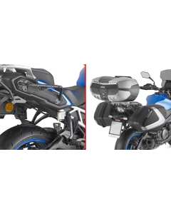 Givi PX3128 coppia di telaietti porta valigie laterali Tech3 per la moto Suzuki GSX-S1000GX dal 2024.