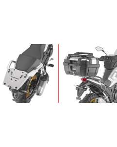 Piastra bauletto in alluminio SRA9650 per montare sulla moto Kove 510X un bauletto moto posteriore Monokey.