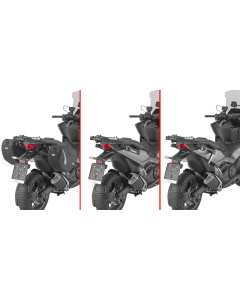 Givi STL1188 telaietti porta borse laterali Stealth per la moto Honda X-ADV 750 dal 2025.