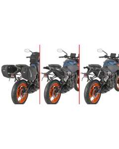 Givi STL7720 telaietti Stealth per KTM 125 e 390 Duke dal 2025.