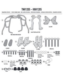 Givi TNH1205 barre paramotore superiori per honda CRF1100L Africa Twin Adventure Sports 2024