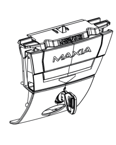 Givi Z6586MR2 blocco cerniera montato per bauletto Maxia 5 Vers. 2.