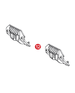 Givi Z9936MR coppia sedi aggancio inferiori per valigie laterali Trekker Outback EVO.