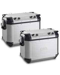 Givi OBKN48APACK2 trekker outback  in alluminio volume 48 litri