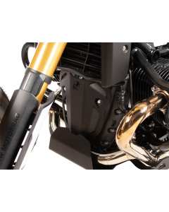 Hepco & Becker 42266546 00 01 piastra aggiuntiva di protezione motore nera BMW R 12 G/S dal 2025.