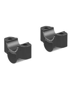 Hepco & Becker 42354581 25 01 riser 25mm nero per Yamaha MT-07 / Y-AMT dal 2025