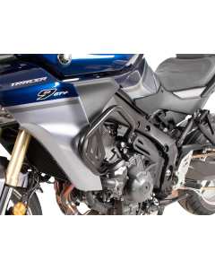 Hepco & Becker 5014585 00 01 barre paramotore nere con tamponi per Yamaha Tracer 9 GT / GT+ / Y-AMT dal 2025.