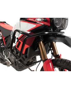 Hepco & Bekcer 5027659 00 01 barre paramotore nere alte per Fucati DesertX Rally.