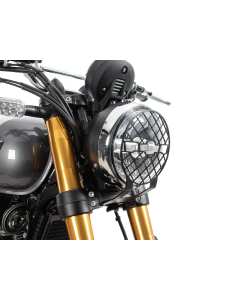 La griglia protezione faro Hepco & Becker 7007689 00 01 è progettata per la Royal Enfield Bear 650 dal 2025 e offre una protezione efficace del gruppo ottico anteriore contro pietrisco.