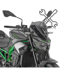 Givi A4137A attacchi per il cupolino fumè su Kawasaki Z900 dal 2025