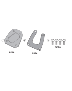 Kappa ES9251K estensione cavalletto laterale moto Voge Valico 500DS