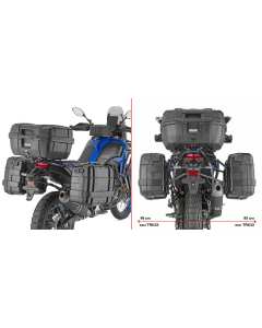 Telaietti laterali Yamaha Tenerè 700 dal 2025 Kappa KLO2174MK.