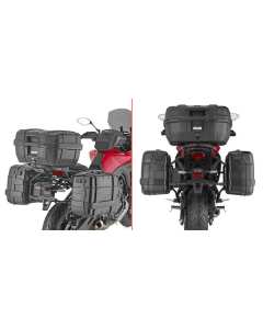 Telaietti porta valigie laterali per Tracer 7 dal 2025 Kappa KLO2177MK.