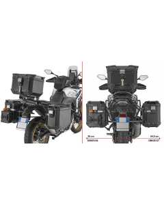 Telaietti porta valigie laterali CAM-SIDE per Voge Valico 800 Rally Kappa KLO9264CAM