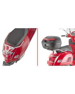 Attacco bauletto per Vespa GTS 125 e 300 dal 2023 Kappa KR5620CR.