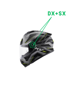 Kappa Z1671R meccanismi visiera per il casco KV51.
