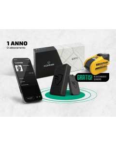 KOMOBI CITY Localizzatore GPS Antifurto e Rilevamento Incidenti per Moto e scooter.