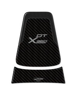 Adesivo carbon per lo sportello dello scooter Kymco DTX 360