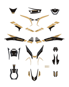 Labelbike 7438641577569 kit adesivi oro Yamaha T-Max 560 dal 2022.