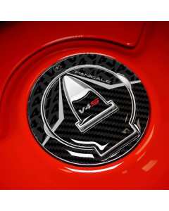 Labelbike adesivo resinato tappo serbatoio compatibile con Ducati Panigale V4S 2025.