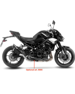 LeoVince 15605B terminale LV-14 R Black Edition per Kawasaki Z900 dal 2025.