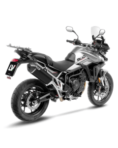 LeoVince 15629B LV-14 Black Edition Scarico Slip-On per Triumph Tiger 900 GT / GT Pro / Rally Pro dal 2024.