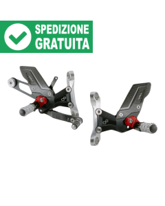 Lightech FTRBM008R pedane regolabili R Version per BMW M1000R e S1000R.