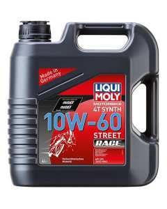 Liqui Moly 1687 10W60 olio motore 4T Street Race Synth da 4 litri.