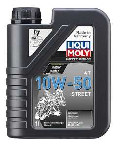 Liqui Moly 21725 10W50 olio motore moto 4 tempi Street 1 litro.