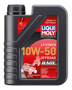Liqui Moly 3051 olio motore moto 4 tempi Offroad Race 10W50 Synth.