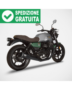 Zard ZMG003S10SSO scarichi slip-on omologati neri per Moto Guzzi V7 850.
