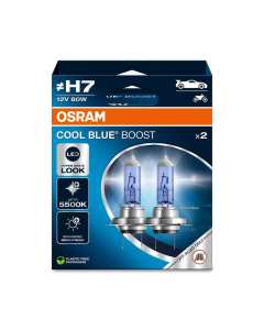 Osram O62210CBB2HB coppia di lampade Cool Blue Boost H7 80W.