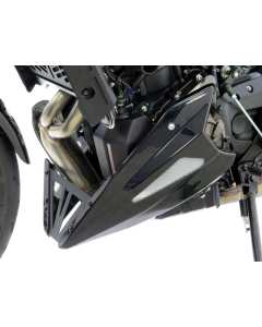 Powerbronze 320-Y127-V2 puntale motore belly pan nero lucido per Yamaha Tracer 7 dal 2025.