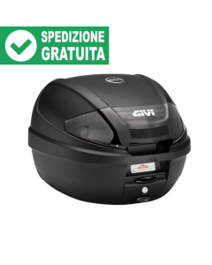 Givi E300NT2 bauletto nero capacità di carico 30 litri dotato di piastra e kit universale.