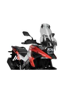 Puig 20412H cupolino Touring con visiera regolabile superiore per moto Suzuki V-Strom DL 1050 -XT