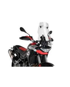 Puig 21183W cupolino Touring con visore trasparente per Aprilia Tuareg 660.